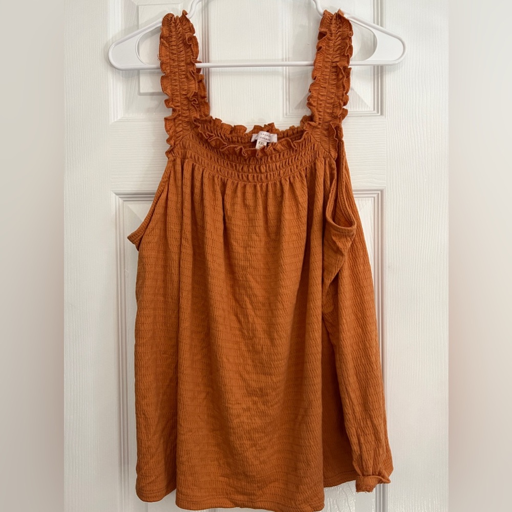 Orange Lauren Conrad tank, size xxl